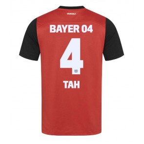 Bayer Leverkusen Jonathan Tah #4 Replika Hjemmebanetrøje 2024-25 Kortærmet